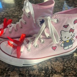 HELLO KITTY WOMENS HIGH TOP CONVERSES